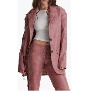 House of CB Leather Blazer